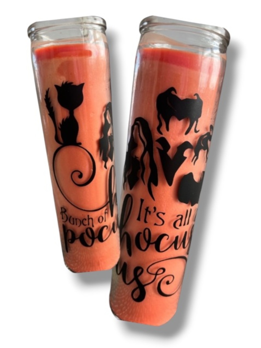 Disney Hocus Pocus Halloween Orange Spooky Candle Home Decor